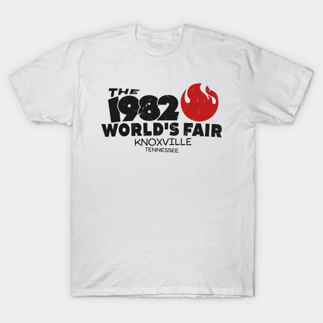 the 1982 World's Fair in Knoxville, Tennessee T-Shirt by Nostalgia Avenue